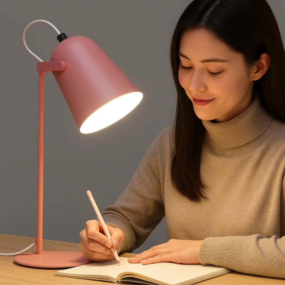 Rotating Metal Adjustable Table Lamp