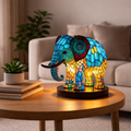 Stained Glass Style Animal Table Lamp