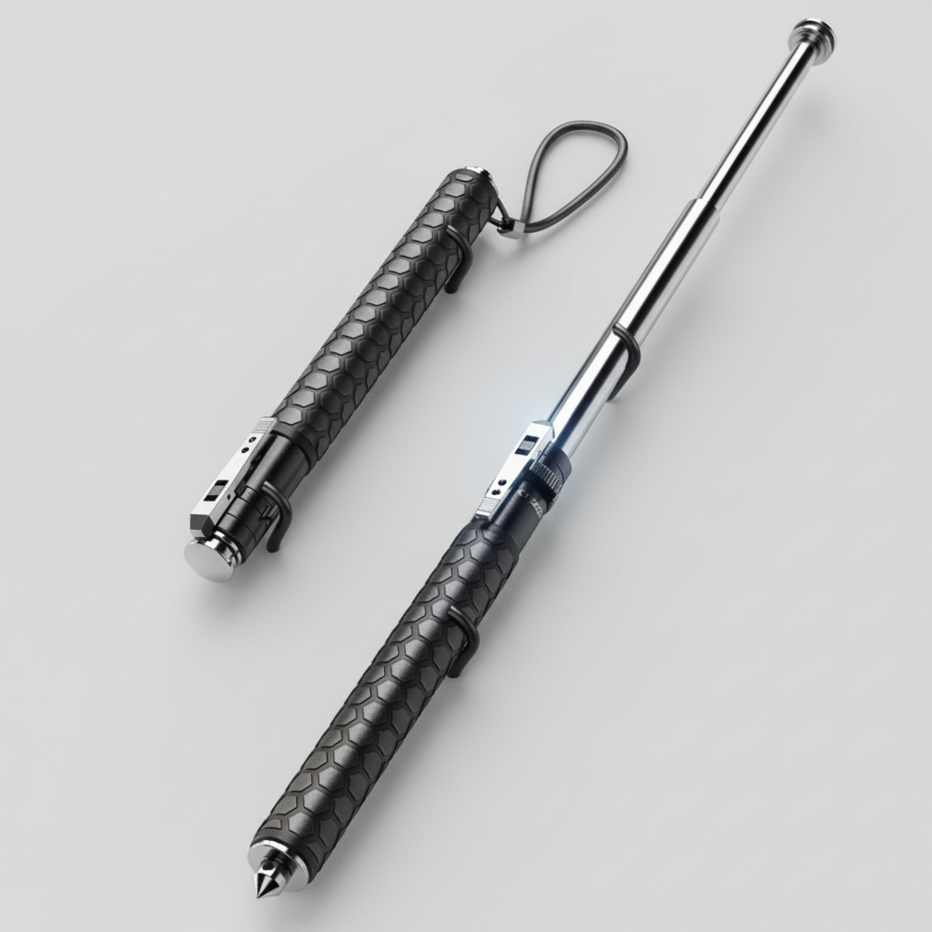 Telescopic Hiking Pole Lightweight Alloy Walking Stick for Stability 5