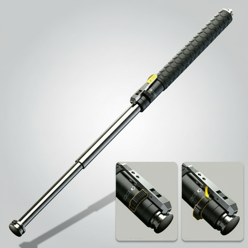 Telescopic Hiking Pole Lightweight Alloy Walking Stick for Stability 7