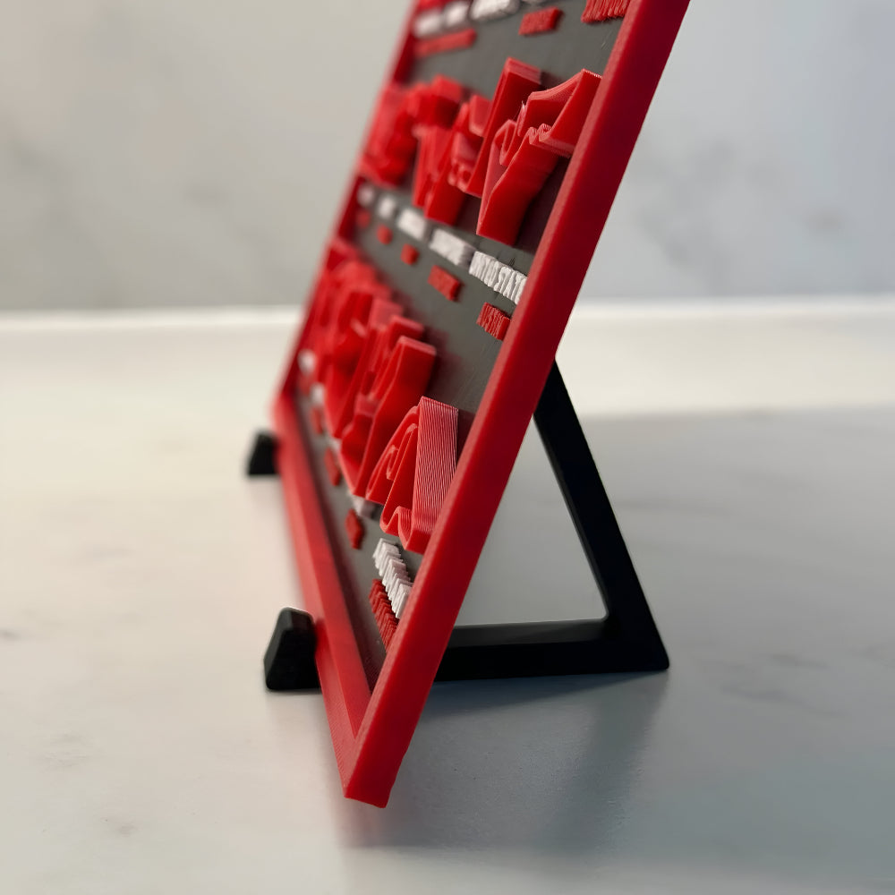 Racing Track Wall Calendar Board 2026