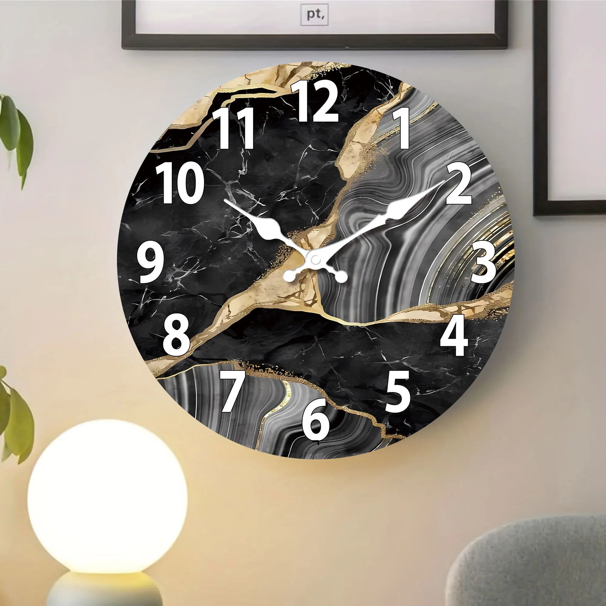 MarbellaTime Marble Wall Clock
