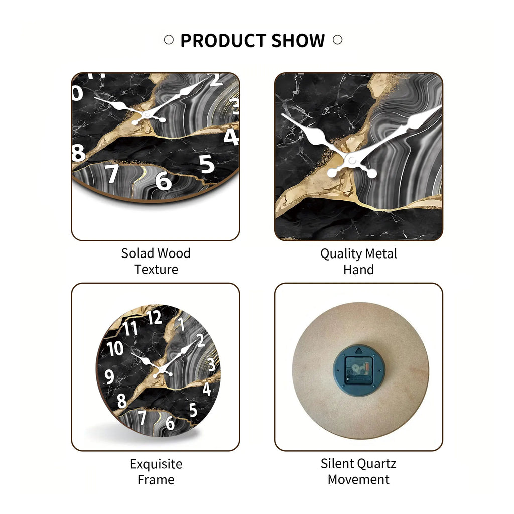 MarbellaTime Marble Wall Clock