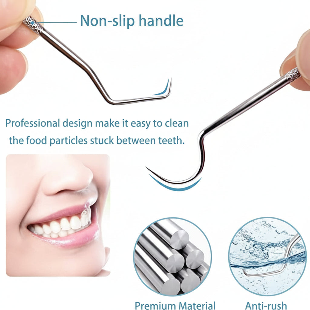 Reusable Metal Toothpick Travel Set