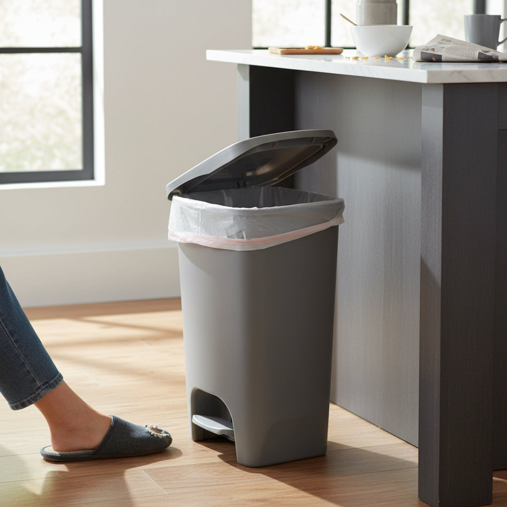 13 Gallon Step Pedal Kitchen Bin