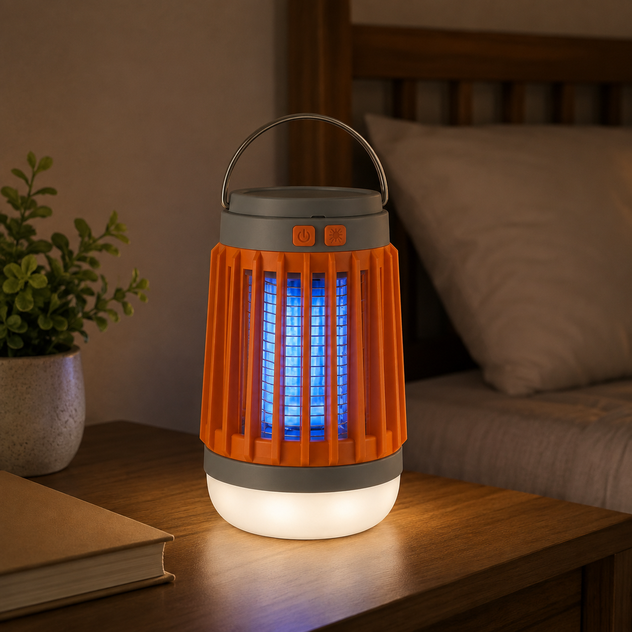 Rechargeable UV Mosquito Zapper Lantern