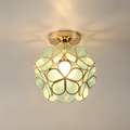 Retro Flower Flush Ceiling Light