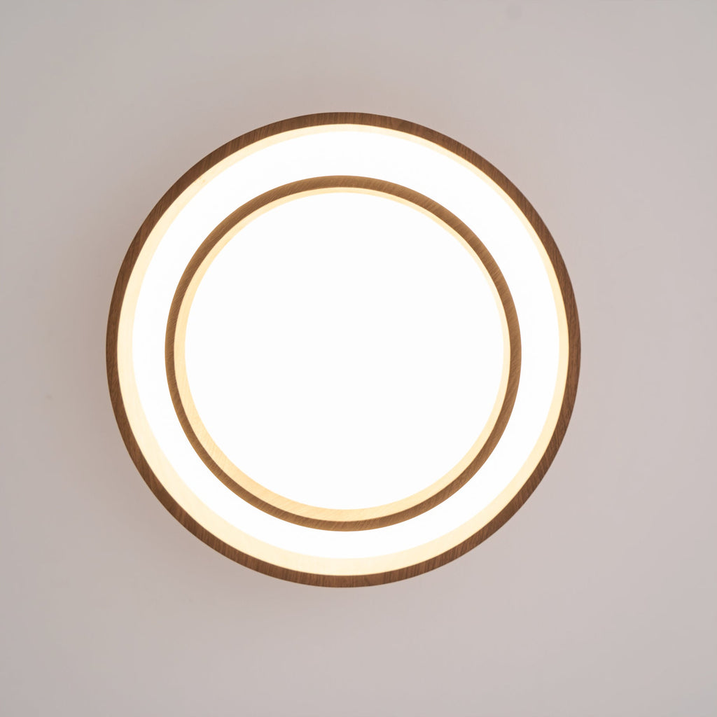 Vaako Walnut LED Ceiling Light