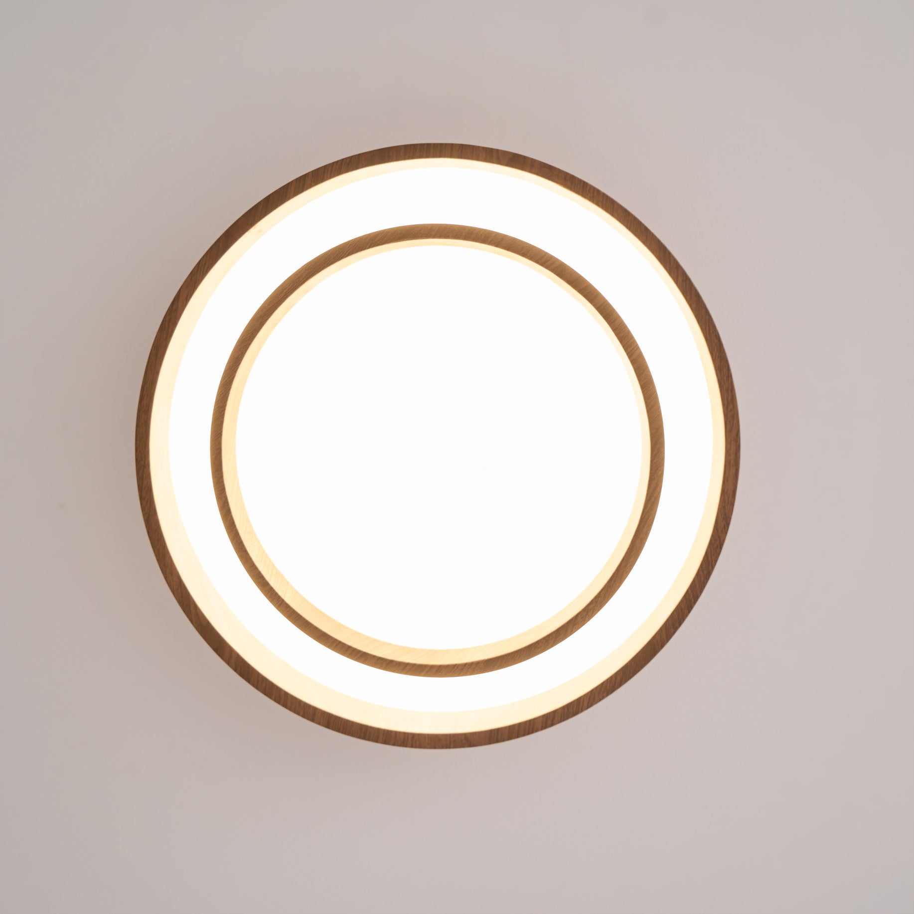 Vaako Walnut LED Ceiling Light