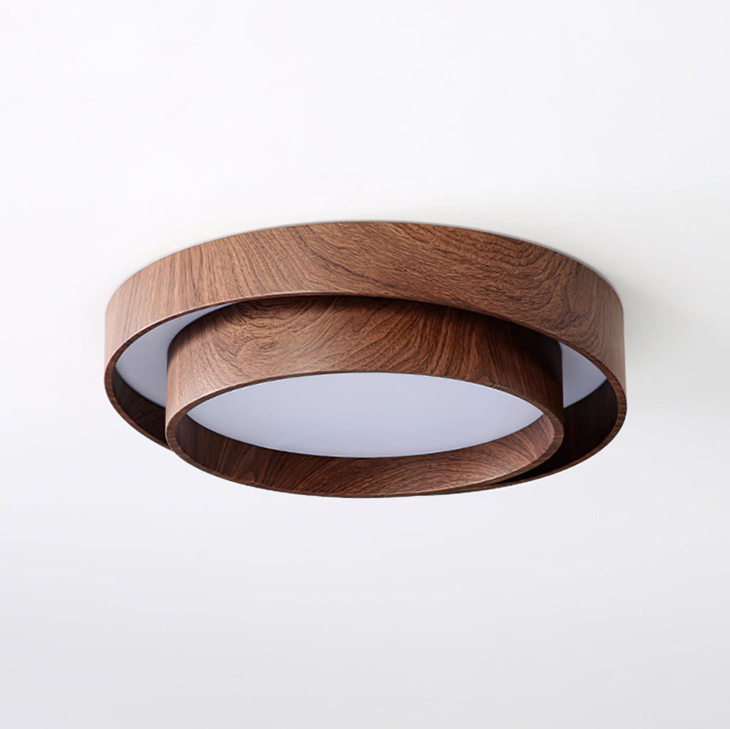 Vaako Walnut LED Ceiling Light