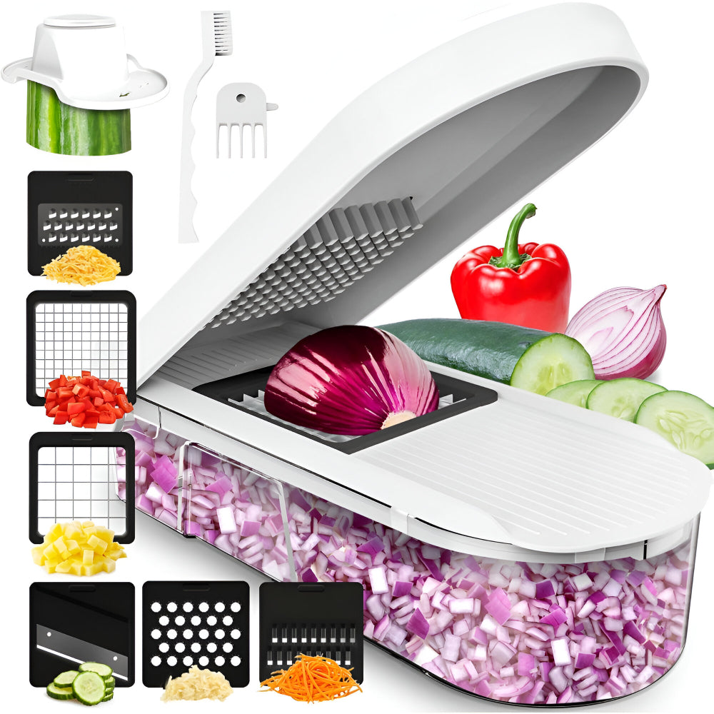 Manual Vegetable Chopper Food Prep Set