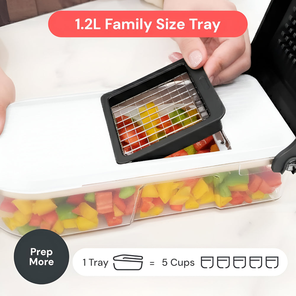 Manual Vegetable Chopper Food Prep Set