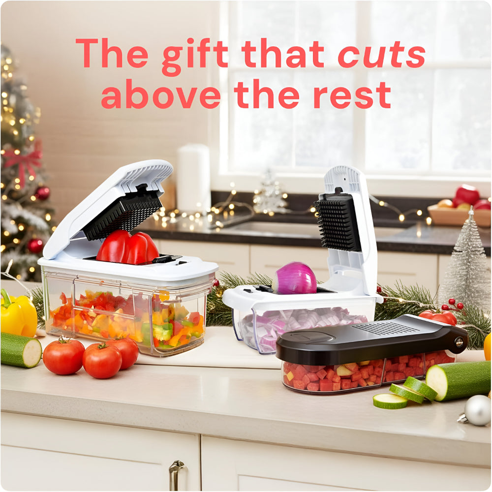 Manual Vegetable Chopper Food Prep Set
