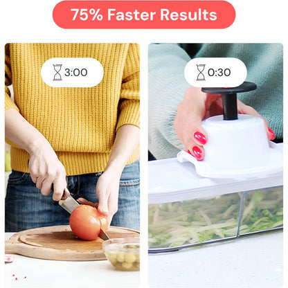 Manual Vegetable Chopper Food Prep Set
