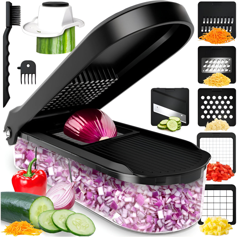 Manual Vegetable Chopper Food Prep Set