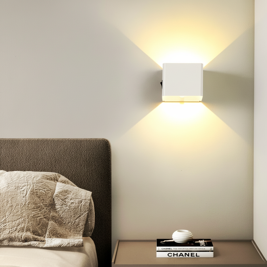 Motion Sensor Rechargeable Cube Wall Light