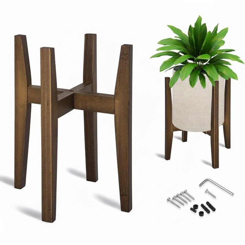 Adjustable Marble Top Plant Stand