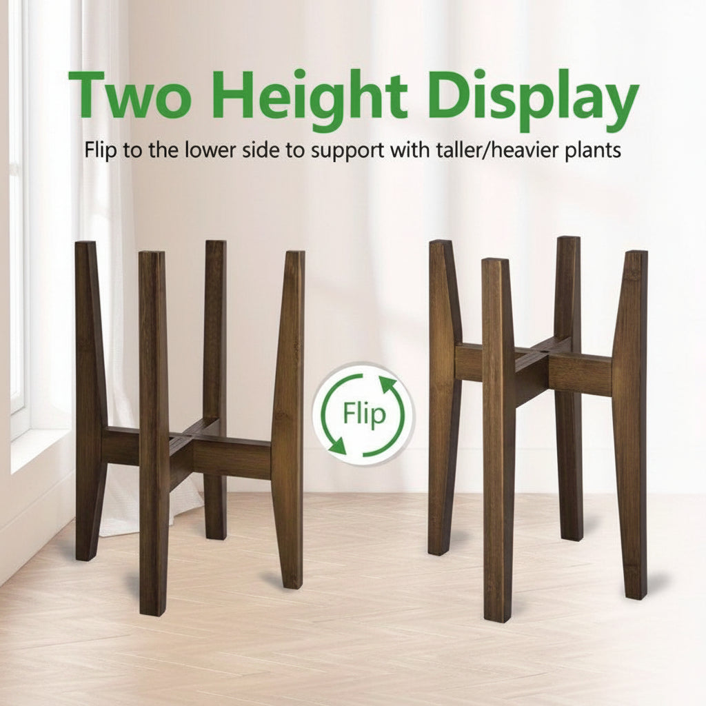 Adjustable Marble Top Plant Stand