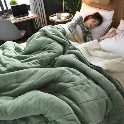 Warm Flannel Winter Sofa Blanket