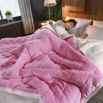 Warm Flannel Winter Sofa Blanket