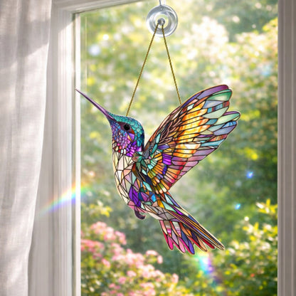 Hummingbird Hanging Window Suncatcher
