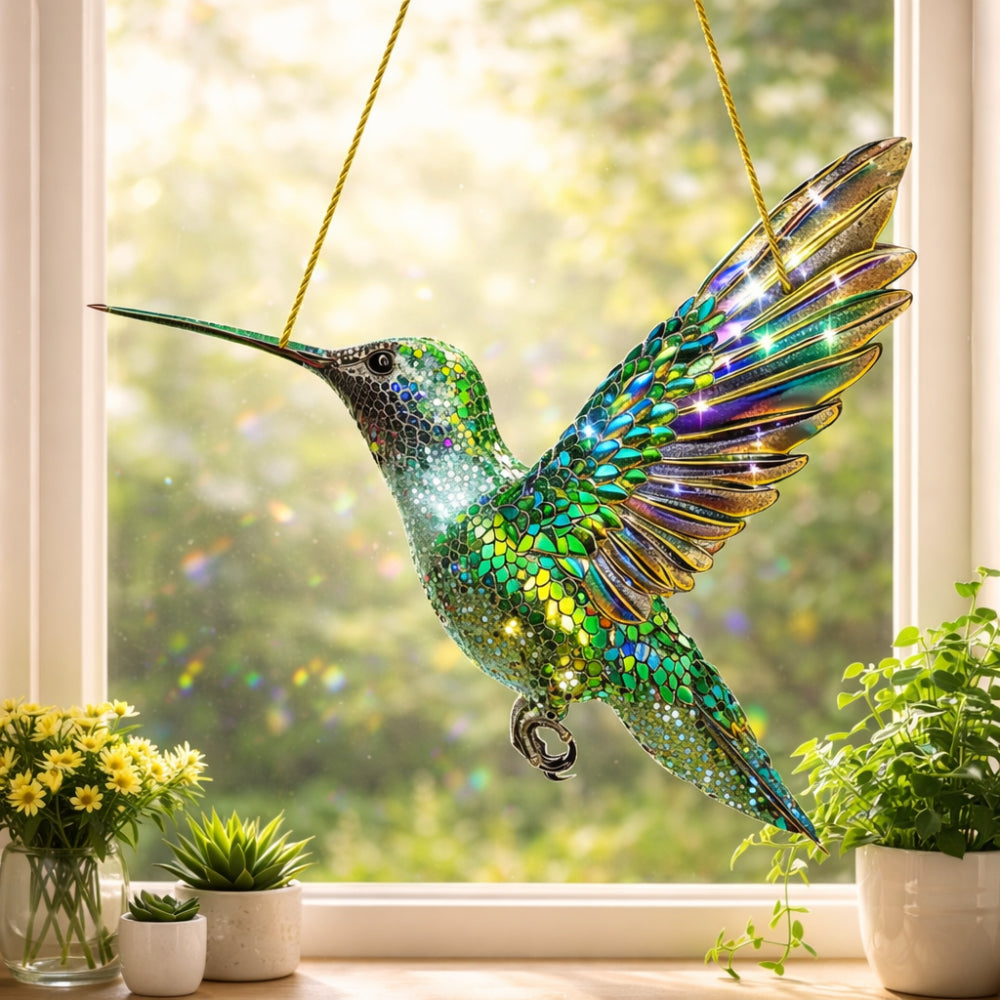 Hummingbird Hanging Window Suncatcher