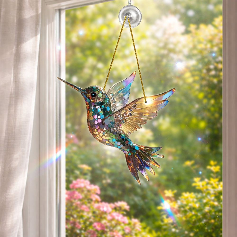 Hummingbird Hanging Window Suncatcher