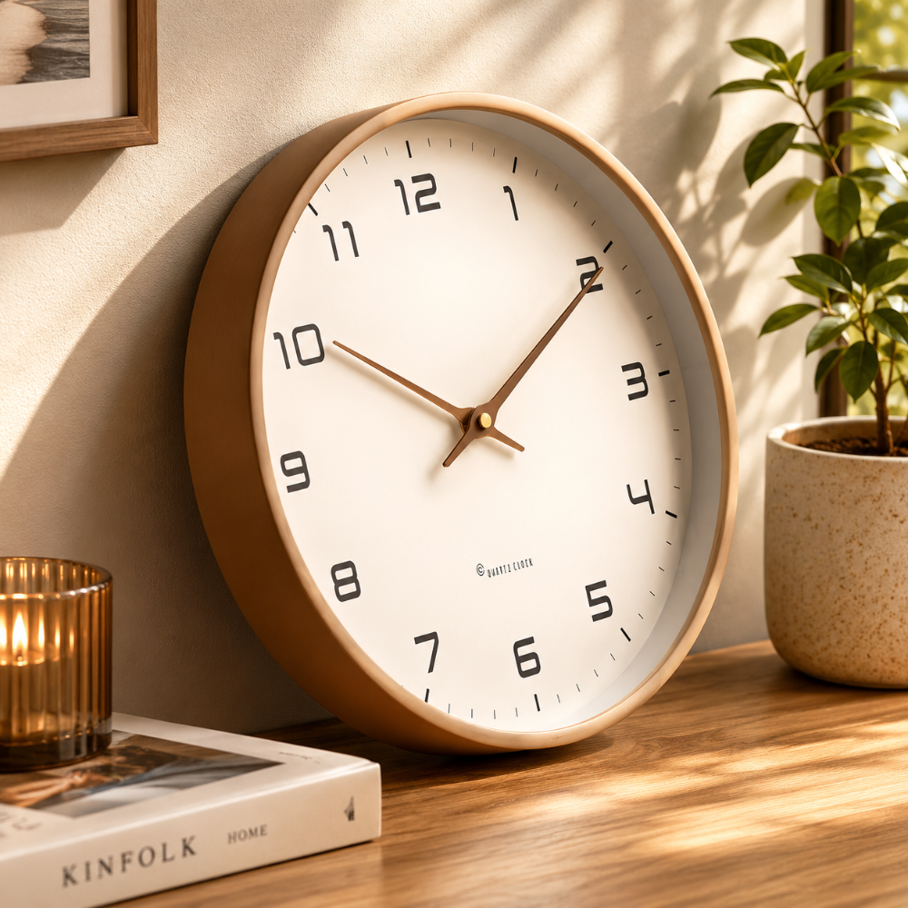Silent Modern Round Wall Clock