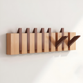 Foldable Wooden Panel Coat Rack