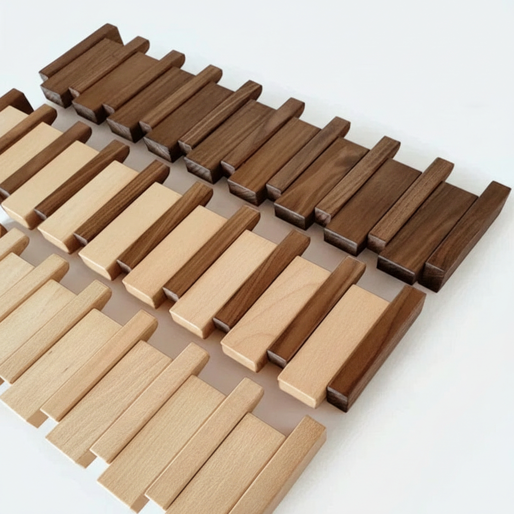 Foldable Wooden Panel Coat Rack