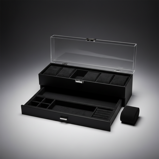 6 Slot Watch Box Storage Organiser