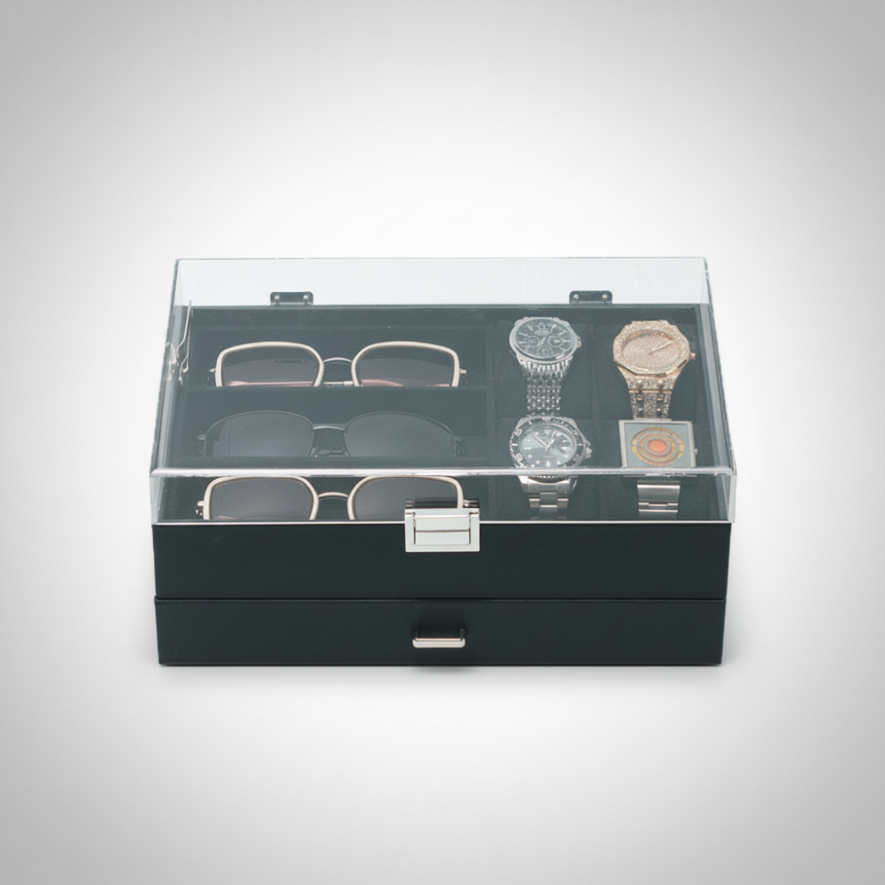6 Slot Watch Box Storage Organiser