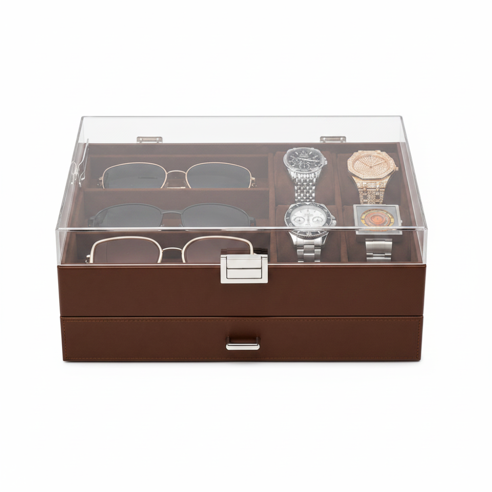 6 Slot Watch Box Storage Organiser