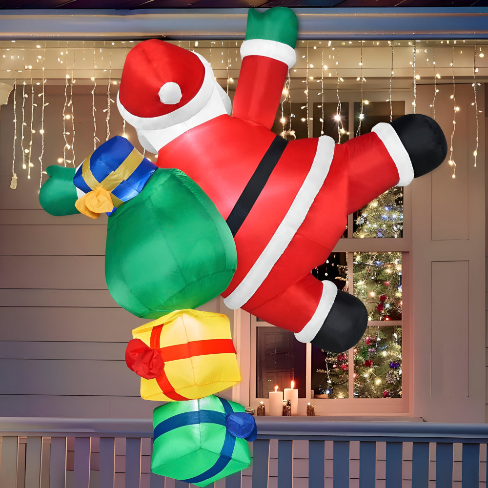 Inflatable Climbing Santa Yard Decoration