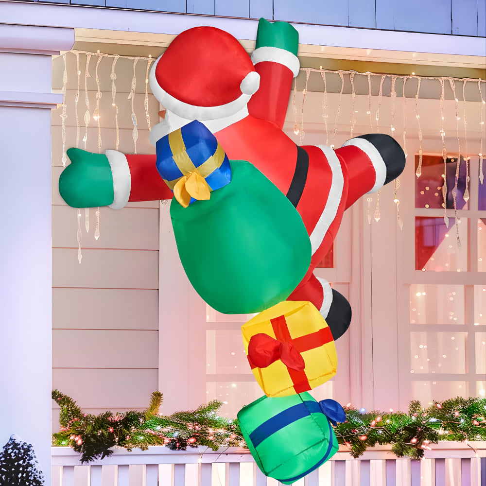 Inflatable Climbing Santa Yard Decoration