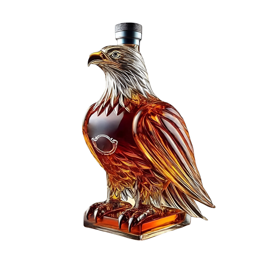 Eagle Glass Whiskey Decanter Display