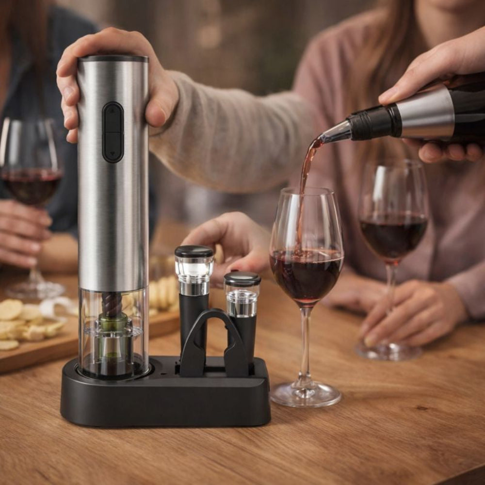 Rechargeable Electric Wine Opener Set