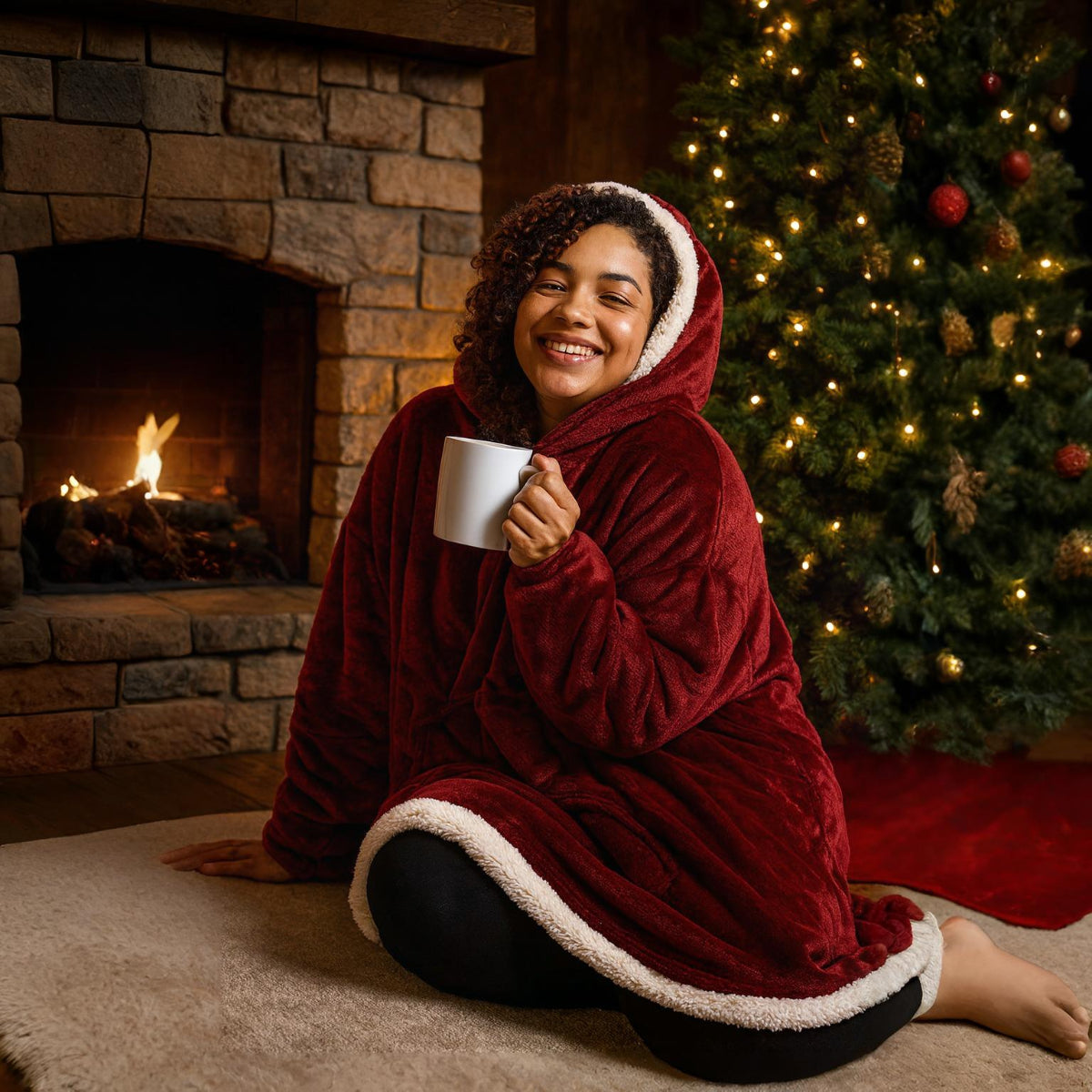 Women's Oversized Blanket Hoodie