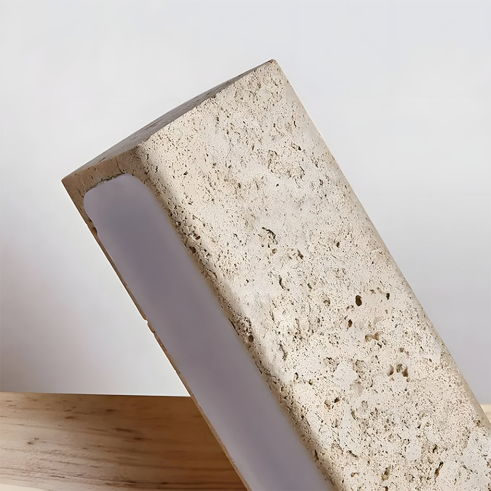 Minimalist Travertine Wall Light