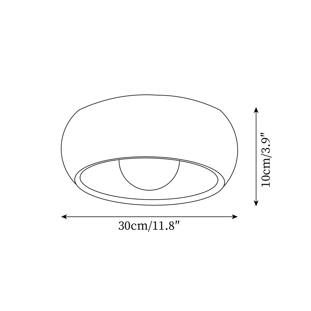 Albanora Wooden LED Ceiling Lamp
