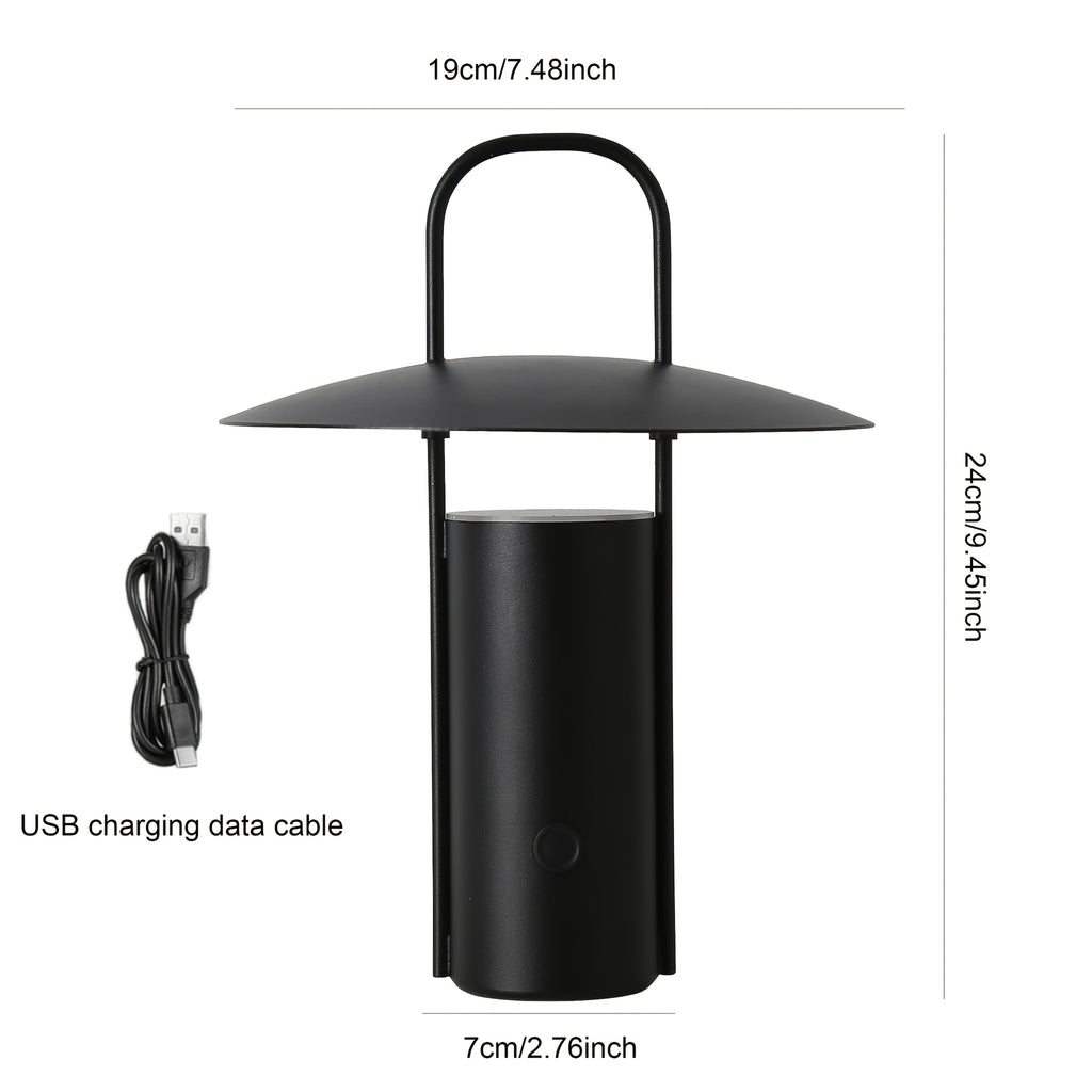 Wireless Metal Touch Table Lamp