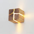 WoodAura Hand-Carved Wall Light
