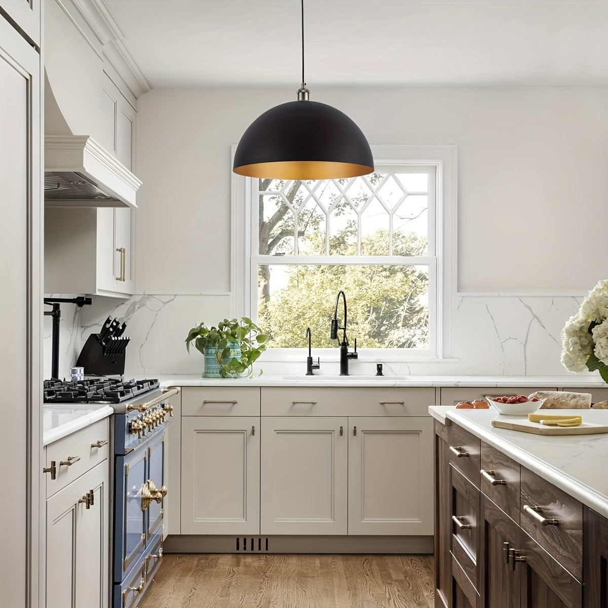 Industrial Dome Pendant Light