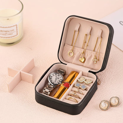 Zipper Travel Jewellery Organiser Case