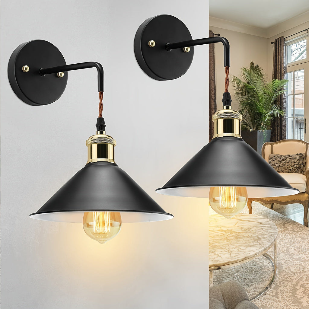 Oil-Rubbed Industrial Wall Sconce