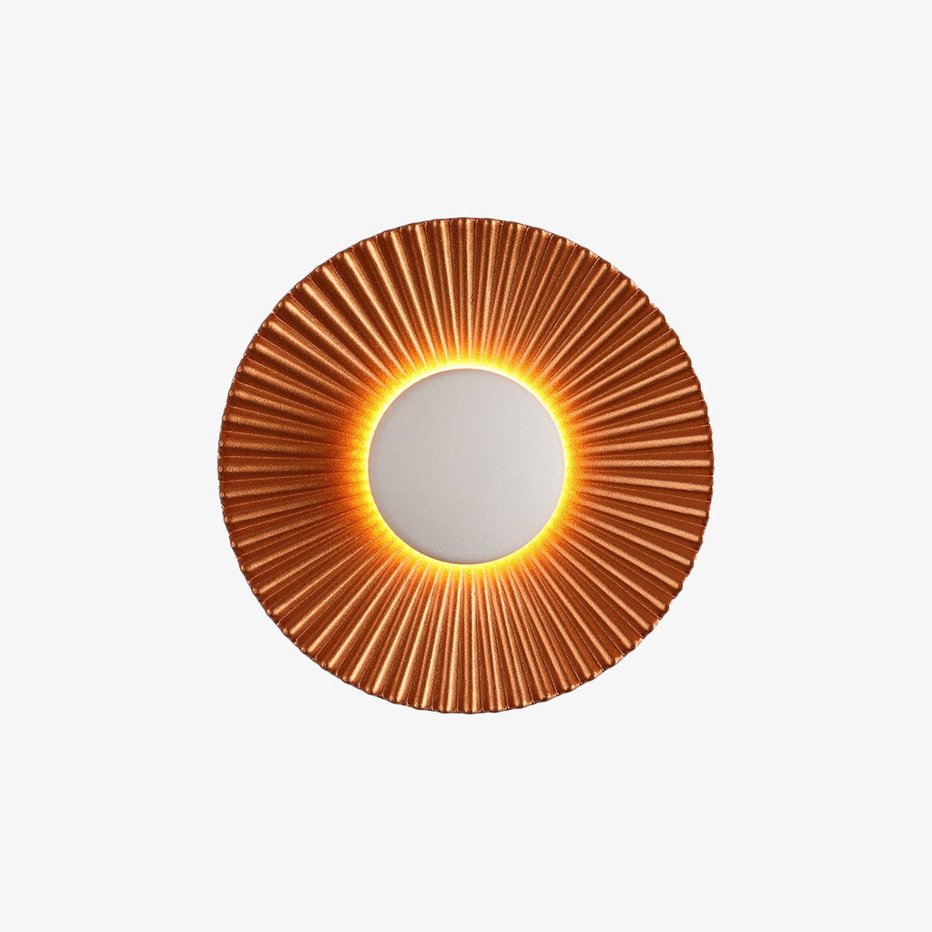 Hasna SunRay Metallic Wall Lamp