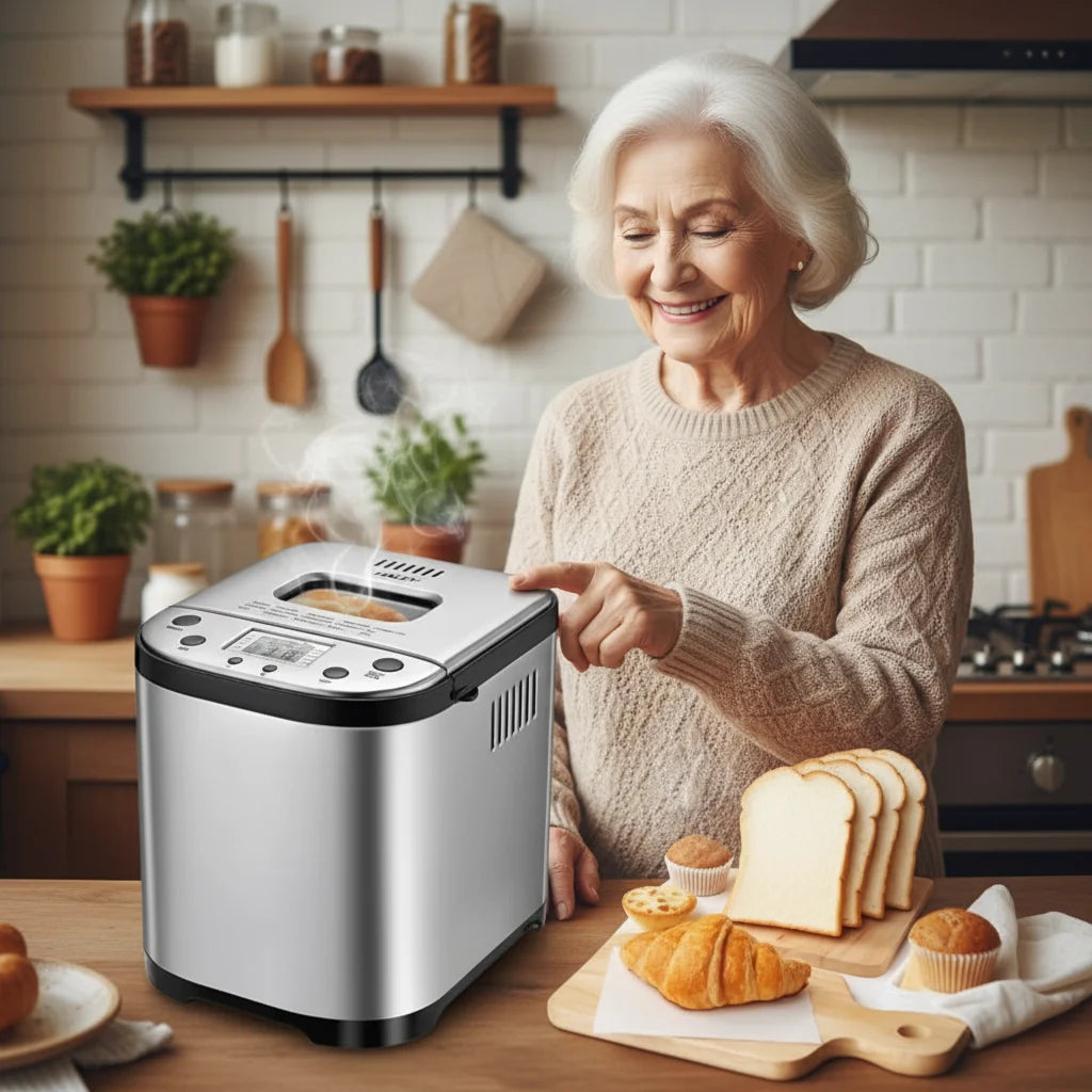 Automatic Bread Maker Kitchen Appliance Digital Control - Image 6