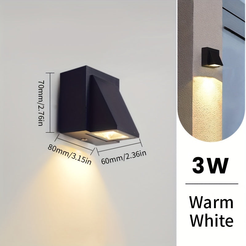 3W & 6W Waterproof Outdoor Wall Light