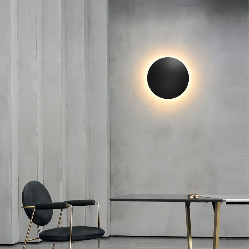 Minimalist Round LED Wall Light