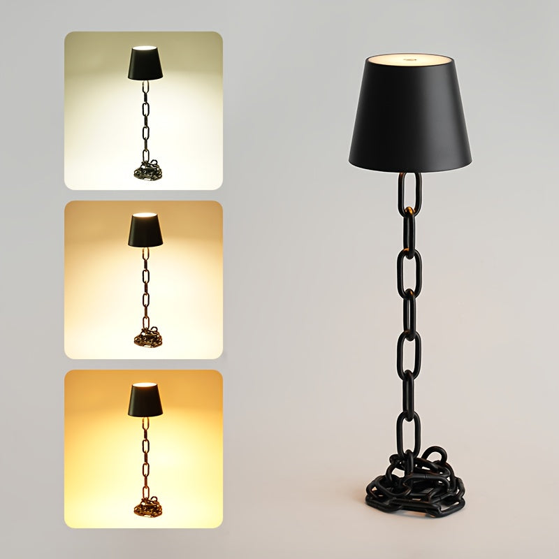 Chain-Link Rechargeable Table Lamp